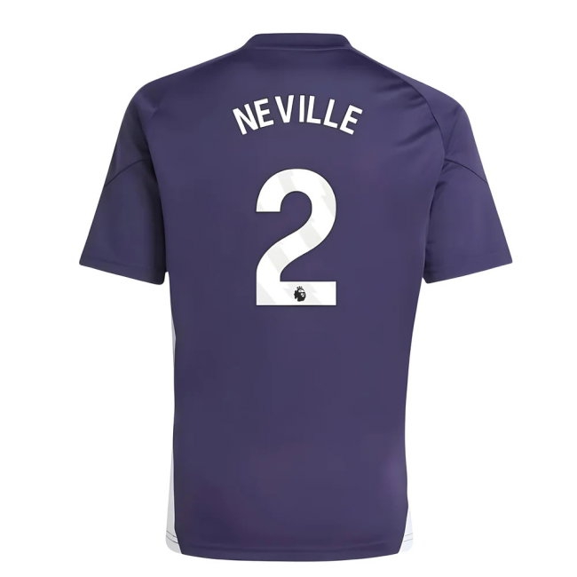 2025-2026 Man Utd Training Tee (Aurora Plum) (Neville 2) — Buy Now