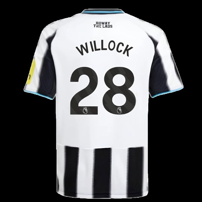 2025-2026 Newcastle Home Shirt (Kids) (Willock 28) — Buy Now