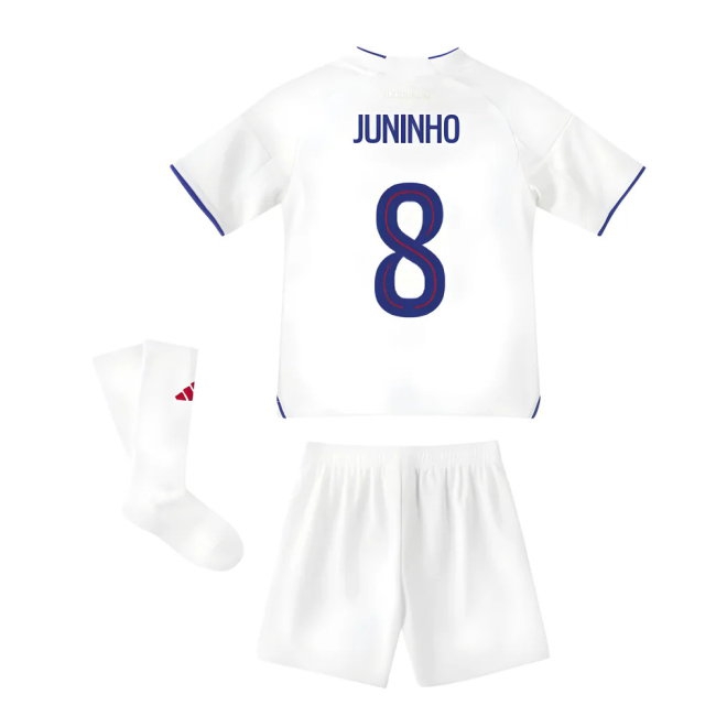 2025-2026 Olympique Lyon Home Mini Kit (Juninho 8) — Buy Now