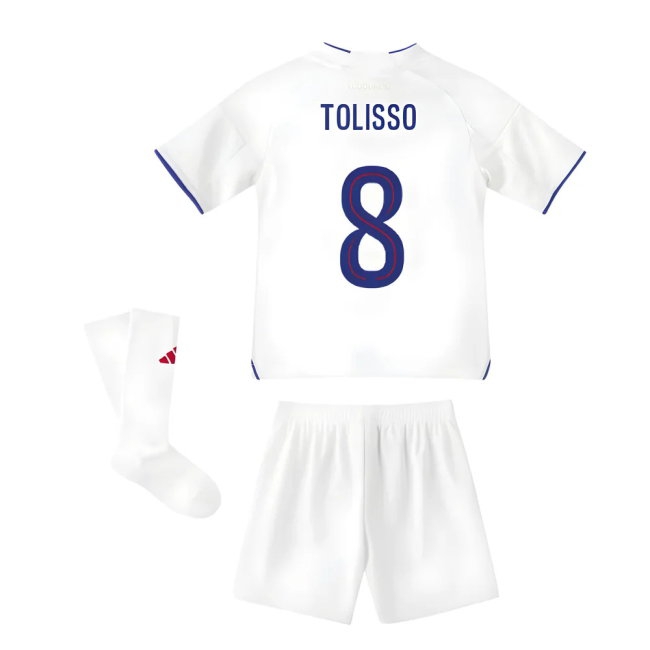 2025-2026 Olympique Lyon Home Mini Kit (Tolisso 8) — Buy Online