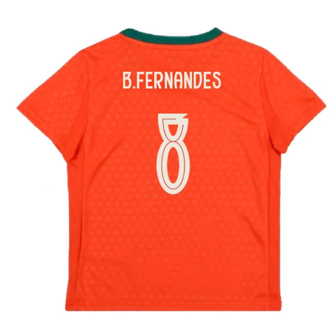 2025-2026 Portugal Home Mini Kit (B.Fernandes 8) — Buy Online