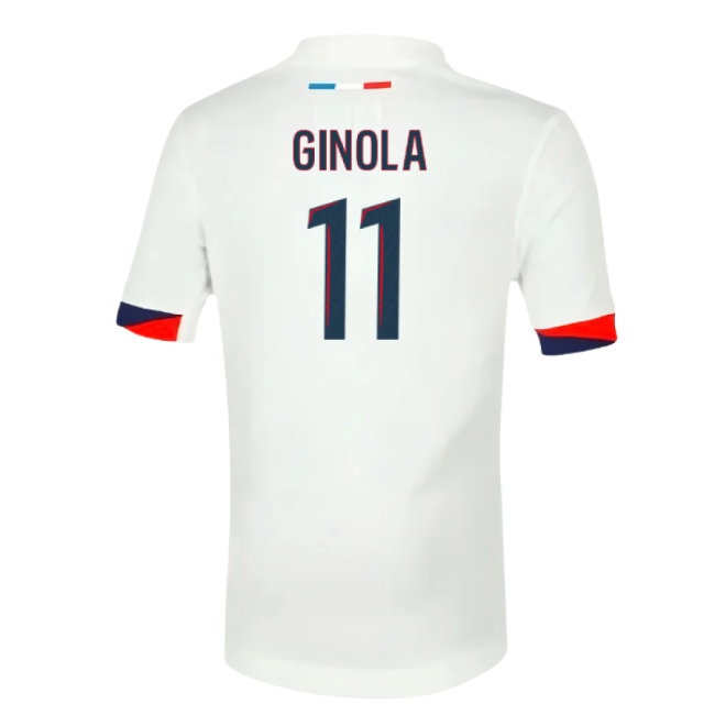 2025-2026 PSG Away Shirt (Sponsorless) - Kids (Ginola 11) — Shop Now