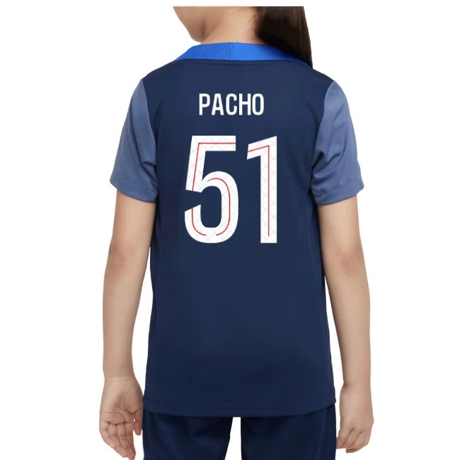 2025-2026 PSG Dri-Fit Strike Training Shirt (Navy) - Kids (Pacho 51) — Shop Online