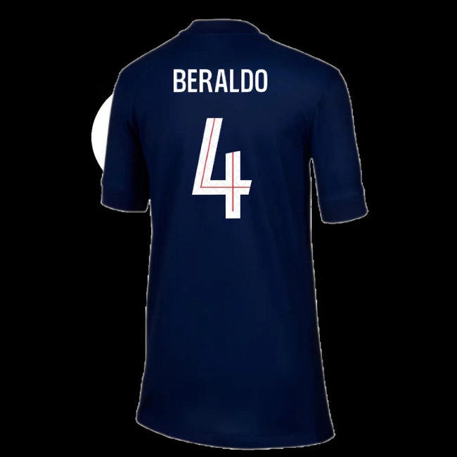 2025-2026 PSG Paris Saint Germain Home Shirt (Kids) (Beraldo 4) — Buy Now