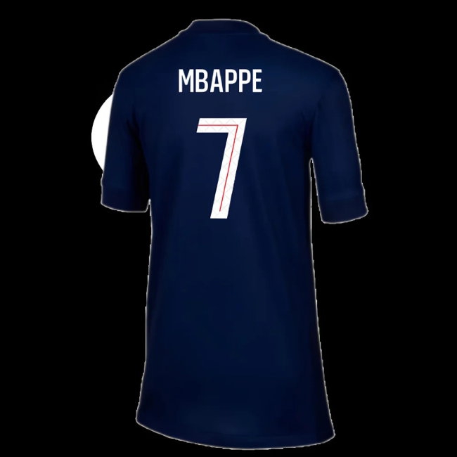 2025-2026 PSG Paris Saint Germain Home Shirt (Kids) (Mbappe 7) — Shop Now