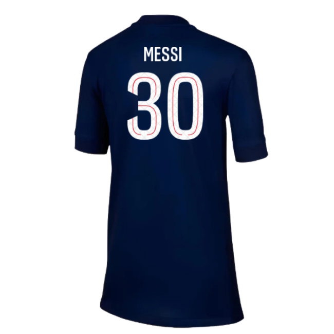 2025-2026 PSG Paris Saint Germain Home Shirt (Kids) (Messi 30) — Shop Online