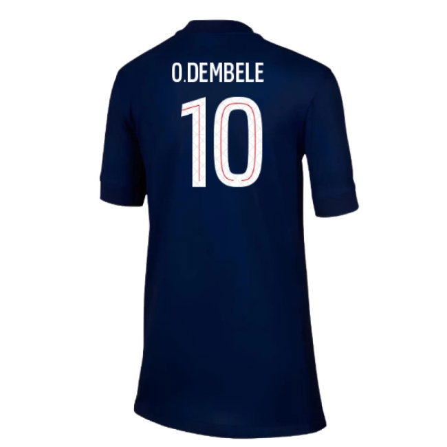 2025-2026 PSG Paris Saint Germain Home Shirt (Kids) (O.Dembele 10) — Shop Online
