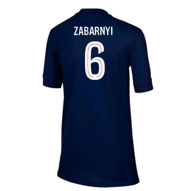 2025-2026 PSG Paris Saint Germain Home Shirt (Kids) (Zabarnyi 6) — Shop Online