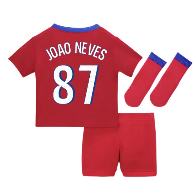 2025-2026 PSG Third Baby Kit (Joao Neves 87) — Shop Now