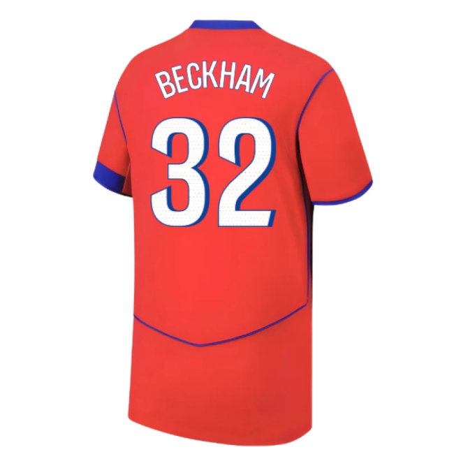 2025-2026 PSG Third Shirt (Kids) (Beckham 32) — Shop Online