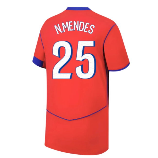 2025-2026 PSG Third Shirt (Kids) (N.Mendes 25) — Shop Now