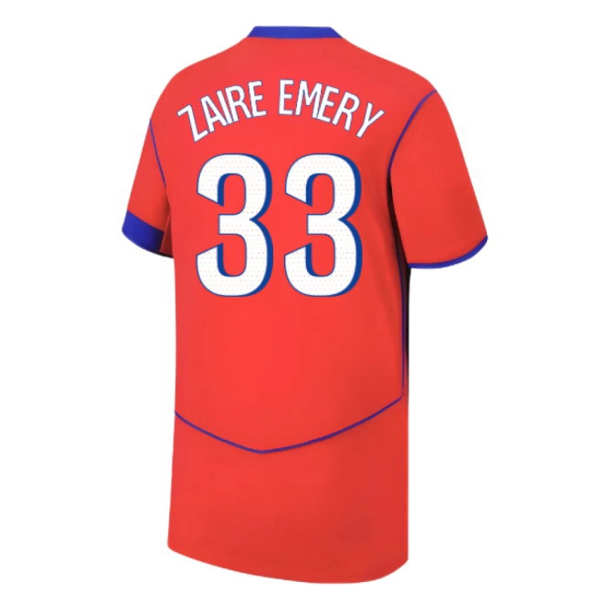 2025-2026 PSG Third Shirt (Kids) (Zaire Emery 33) — Shop Online