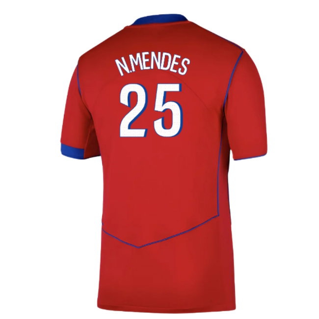2025-2026 PSG Third Shirt (N.Mendes 25) — Shop Now