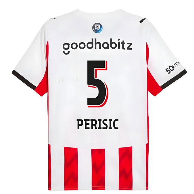2025-2026 PSV Eindhoven Home Shirt (Perisic 5) — Buy Now