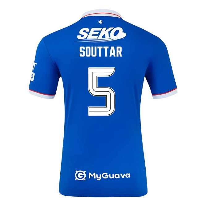 2025-2026 Rangers Player Version Home Shirt (Souttar 5) — Buy Online