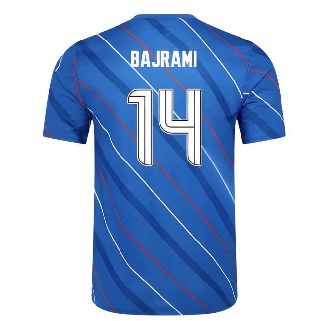 2025-2026 Rangers Home Pre Match Short Sleeve Tee (Lapis Blue) (Bajrami 14) — Buy Now