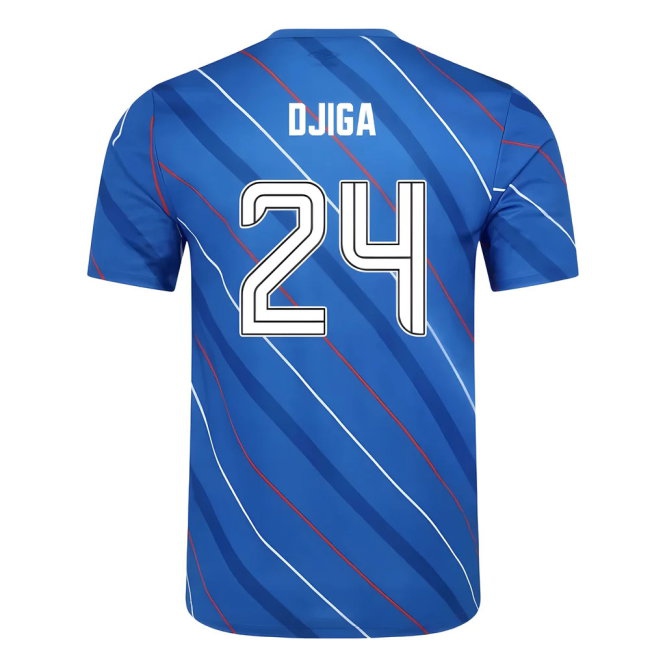 2025-2026 Rangers Home Pre Match Short Sleeve Tee (Lapis Blue) (Djiga 24) — Shop Online