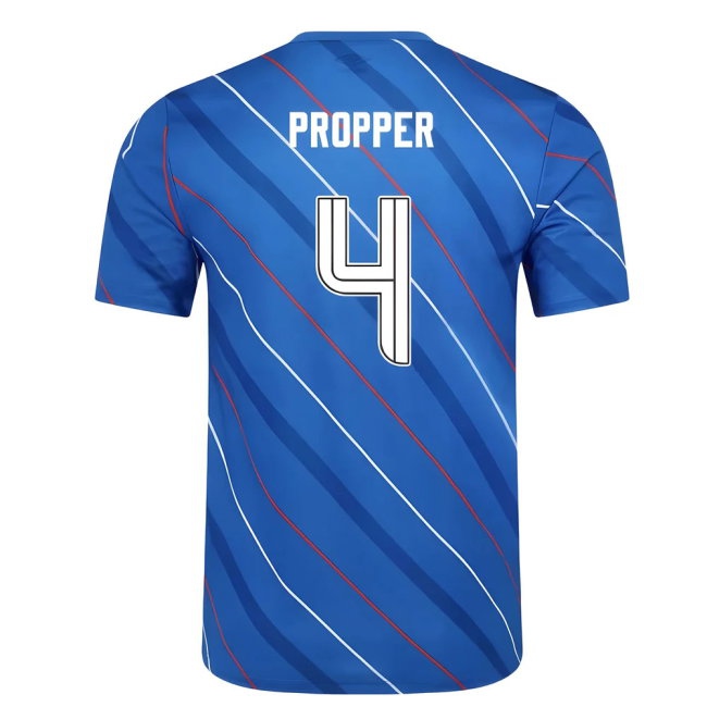 2025-2026 Rangers Home Pre Match Short Sleeve Tee (Lapis Blue) (Propper 4) — Shop Online