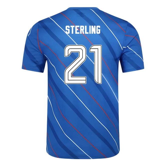 2025-2026 Rangers Home Pre Match Short Sleeve Tee (Lapis Blue) (Sterling 21) — Buy Now