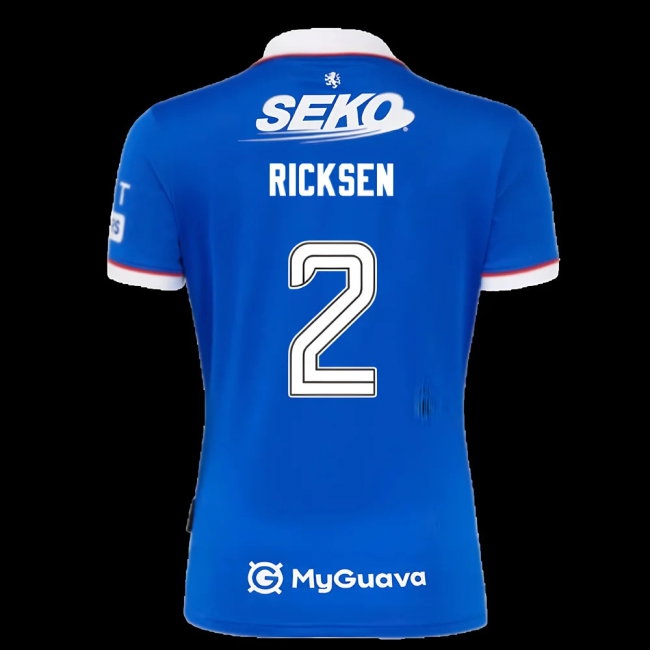 2025-2026 Rangers Home Shirt (Ricksen 2) — Buy Now