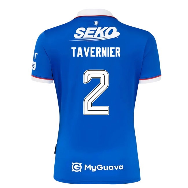 2025-2026 Rangers Home Shirt (Tavernier 2) — Buy Now