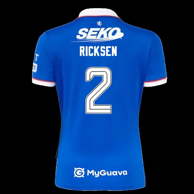 2025-2026 Rangers Home Shirt - Womens (Ricksen 2) — Shop Now