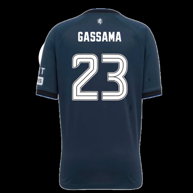 2025-2026 Rangers Third Shirt (Kids) (Gassama 23) — Buy Online