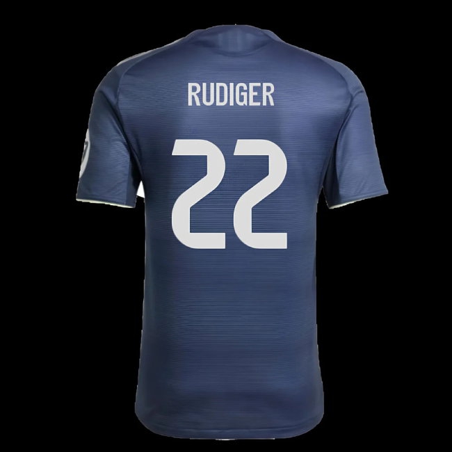 2025-2026 Real Madrid Player Version Away Shirt (Rudiger 22) — Shop Online