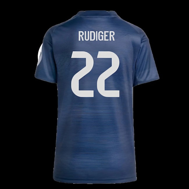 2025-2026 Real Madrid Player Version Away Shirt (Womens) (Rudiger 22) — Shop Online