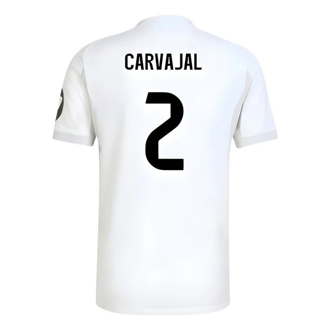 2025-2026 Real Madrid Player Version Home Shirt (Carvajal 2) — Shop Online