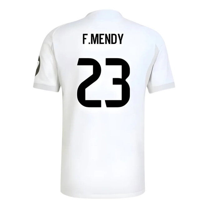 2025-2026 Real Madrid Player Version Home Shirt (F.Mendy 23) — Shop Online