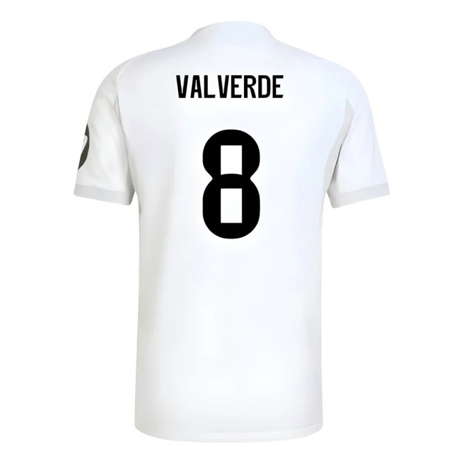 2025-2026 Real Madrid Player Version Home Shirt (Valverde 8) — Buy Now