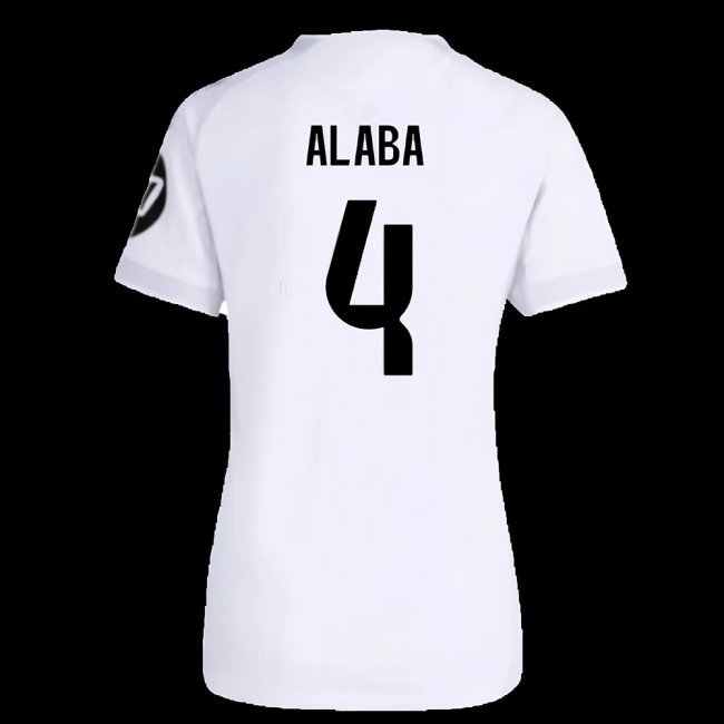 2025-2026 Real Madrid Player Version Home Shirt (Womens) (Alaba 4) — Shop Now