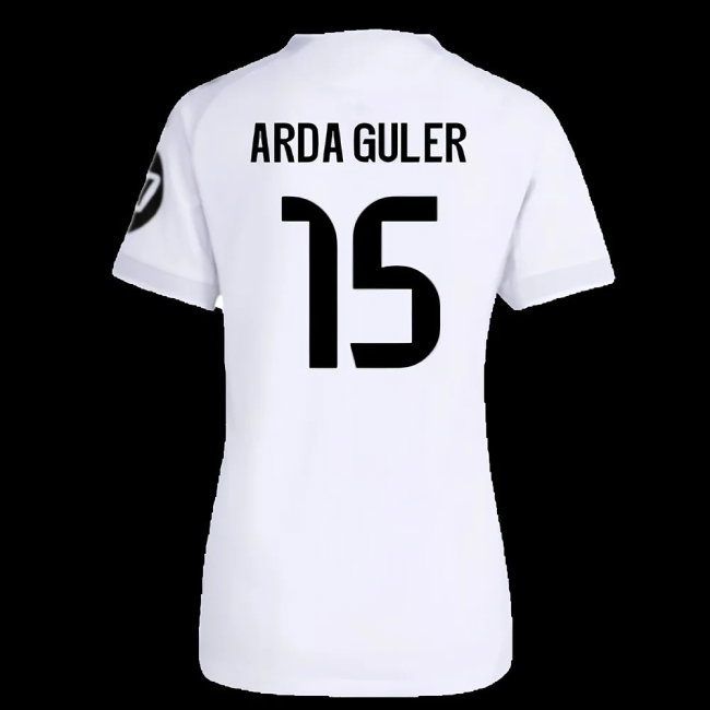 2025-2026 Real Madrid Player Version Home Shirt (Womens) (Arda Guler 15) — Buy Now
