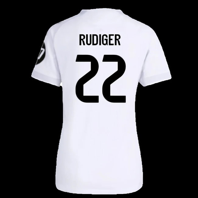 2025-2026 Real Madrid Player Version Home Shirt (Womens) (Rudiger 22) — Buy Online