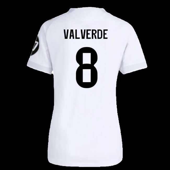 2025-2026 Real Madrid Player Version Home Shirt (Womens) (Valverde 8) — Shop Online