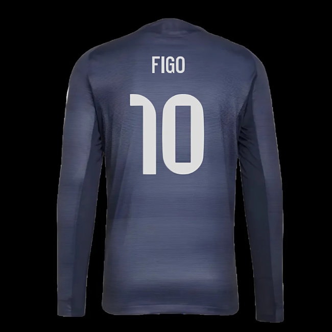 2025-2026 Real Madrid Player Version Long Sleeve Away Shirt (Figo 10) — Buy Online