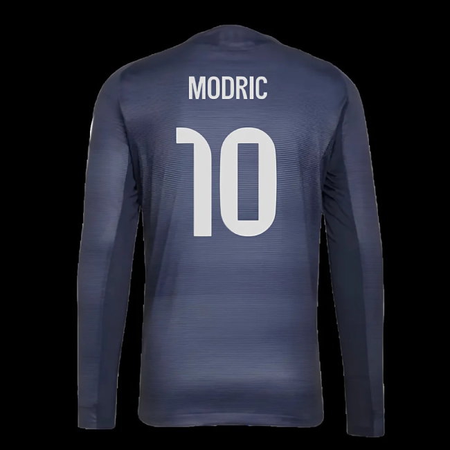 2025-2026 Real Madrid Player Version Long Sleeve Away Shirt (Modric 10) — Buy Online