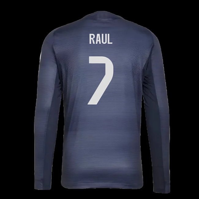 2025-2026 Real Madrid Player Version Long Sleeve Away Shirt (Raul 7) — Shop Now