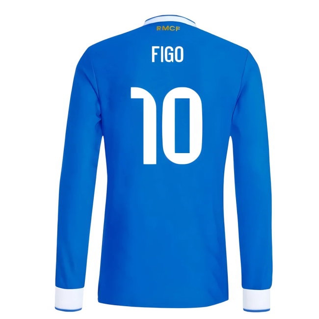 2025-2026 Real Madrid Player Version Long Sleeve Third Shirt (Figo 10) — Buy Now