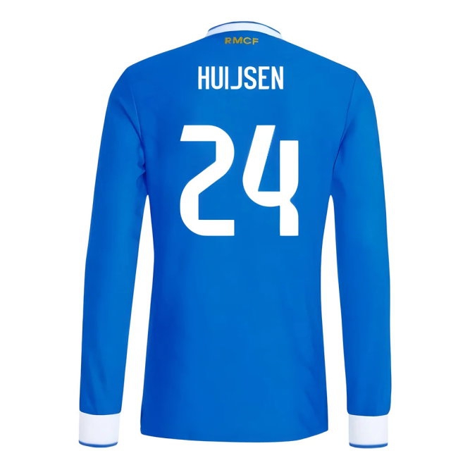 2025-2026 Real Madrid Player Version Long Sleeve Third Shirt (Huijsen 24) — Shop Online