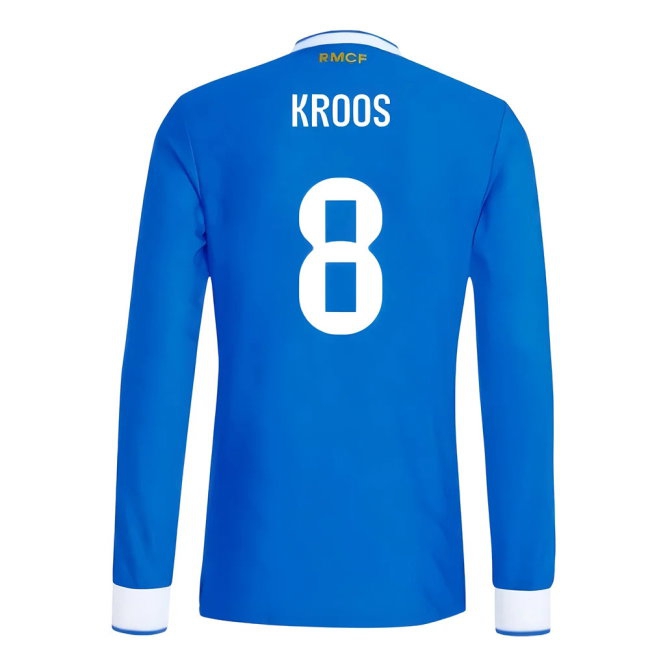 2025-2026 Real Madrid Player Version Long Sleeve Third Shirt (Kroos 8) — Shop Online