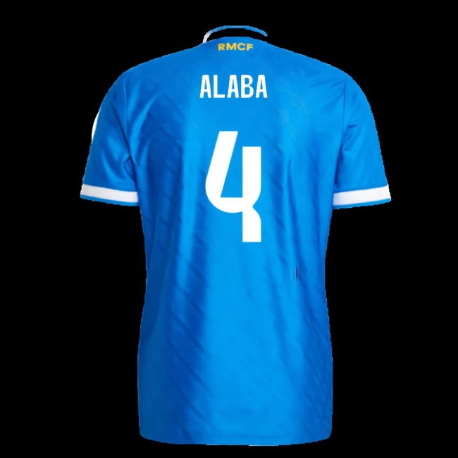 2025-2026 Real Madrid Player Version Third Shirt (Alaba 4) — Buy Now