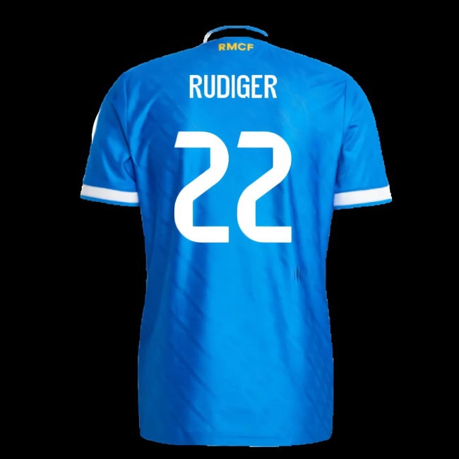 2025-2026 Real Madrid Player Version Third Shirt (Rudiger 22) — Shop Now