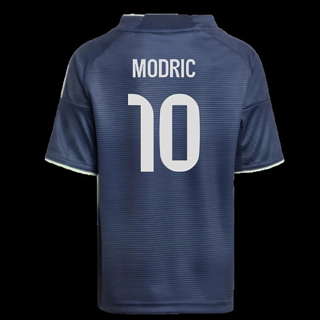 2025-2026 Real Madrid Away Mini Kit (Modric 10) — Shop Now