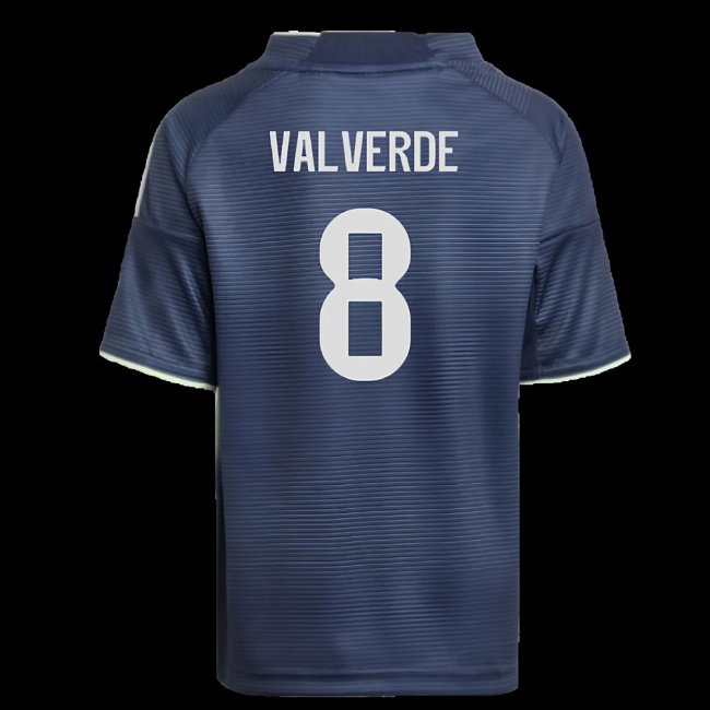 2025-2026 Real Madrid Away Mini Kit (Valverde 8) — Shop Now