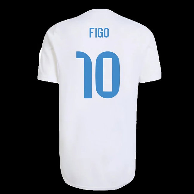 2025-2026 Real Madrid EU Training Jersey (White) (Figo 10) — Shop Online