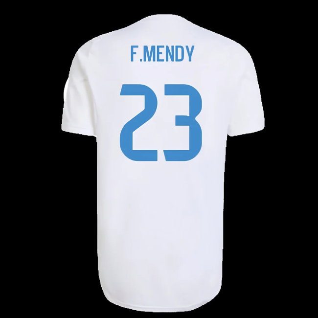 2025-2026 Real Madrid EU Training Jersey (White) (F.Mendy 23) — Shop Now