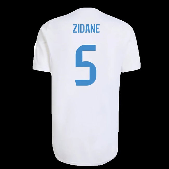 2025-2026 Real Madrid EU Training Jersey (White) (Zidane 5) — Buy Online