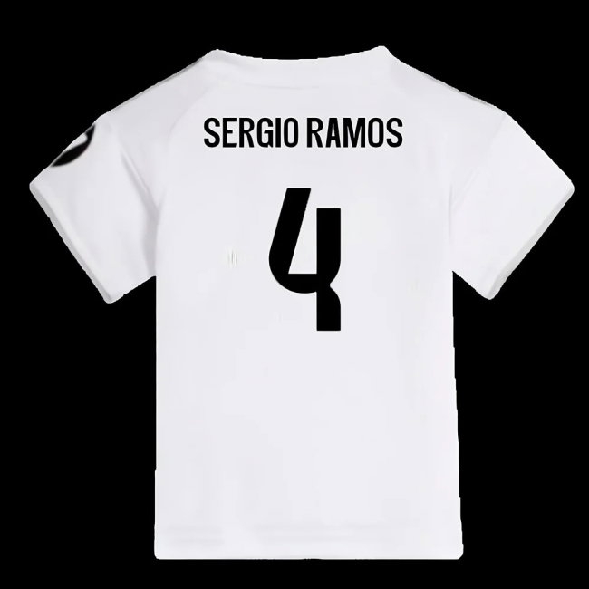 2025-2026 Real Madrid Home Baby Kit (Sergio Ramos 4) — Buy Now
